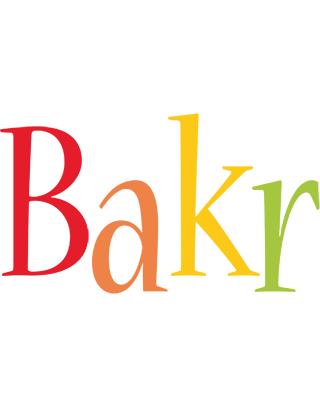 Bakr birthday logo