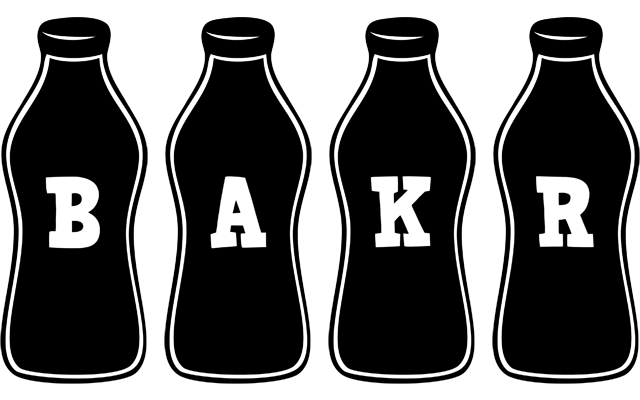 Bakr bottle logo