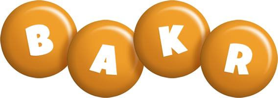 Bakr candy-orange logo