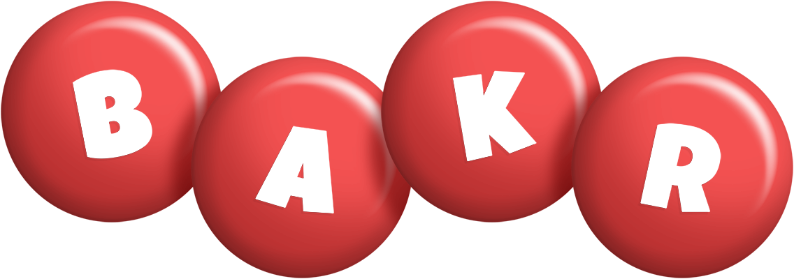 Bakr candy-red logo