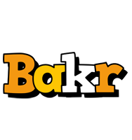 Bakr cartoon logo