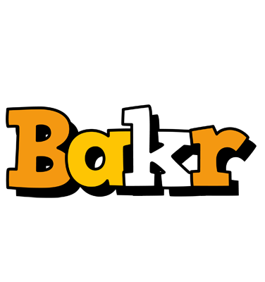 Bakr cartoon logo