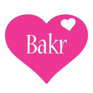 Bakr love-heart logo