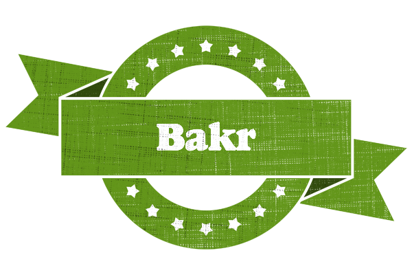 Bakr natural logo