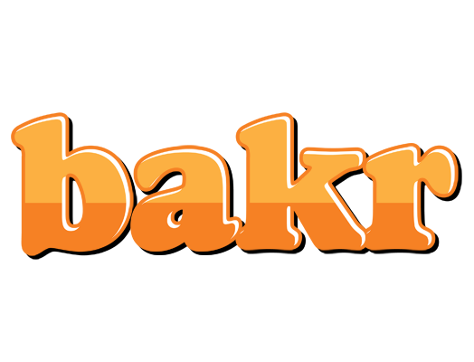 Bakr orange logo