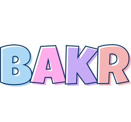 Bakr pastel logo