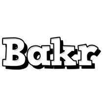 Bakr snowing logo