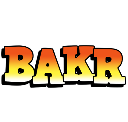 Bakr sunset logo