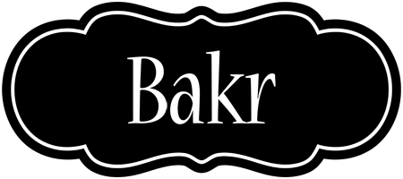 Bakr welcome logo