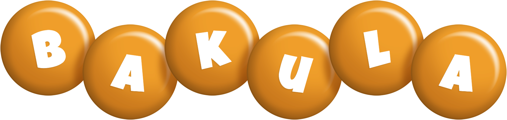 Bakula candy-orange logo