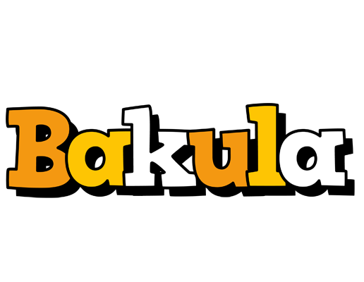 Bakula cartoon logo
