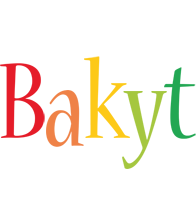 Bakyt birthday logo