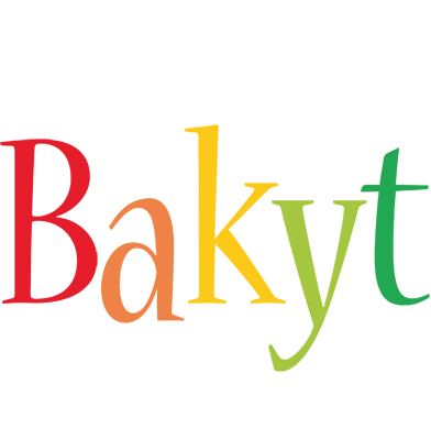 Bakyt birthday logo