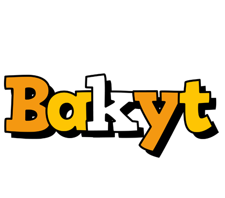 Bakyt cartoon logo