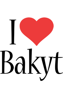 Bakyt i-love logo