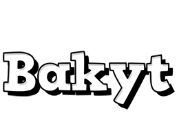 Bakyt snowing logo