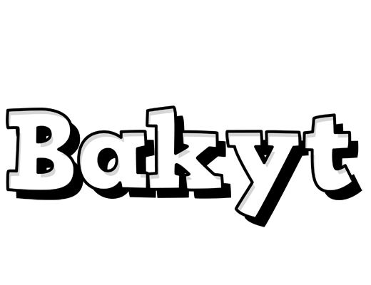 Bakyt snowing logo