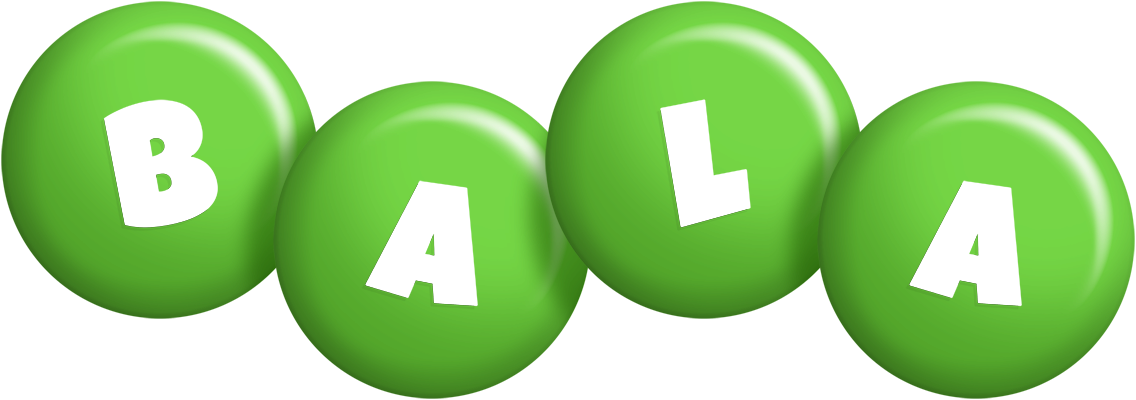 Bala candy-green logo