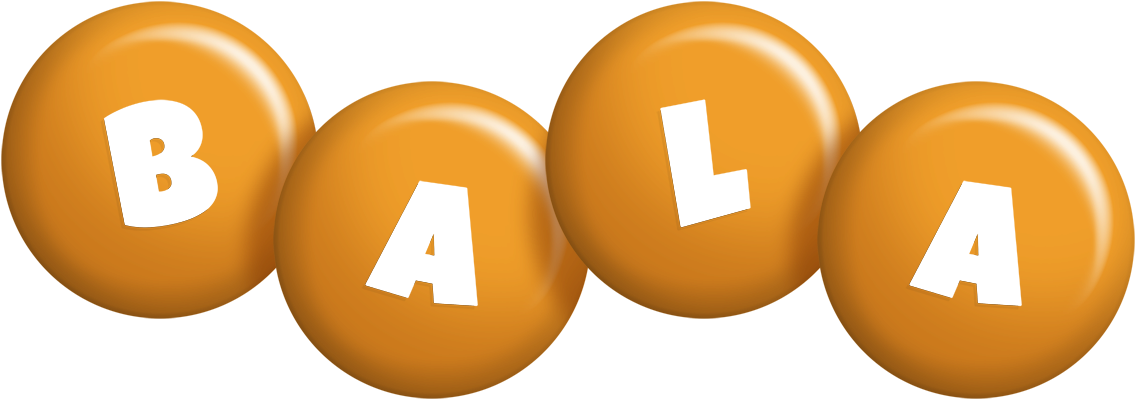 Bala candy-orange logo