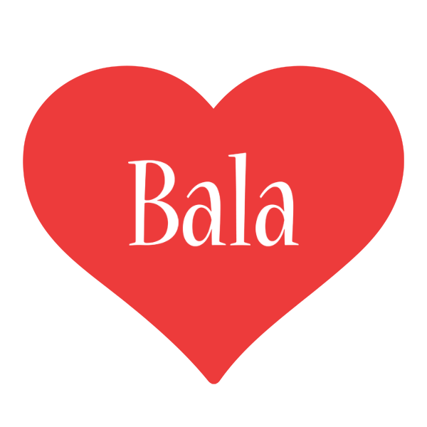 Bala love logo