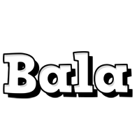 Bala snowing logo