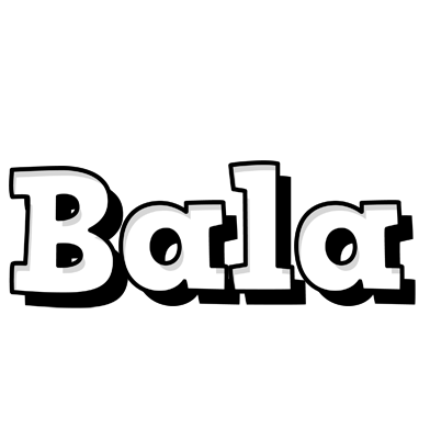 Bala snowing logo