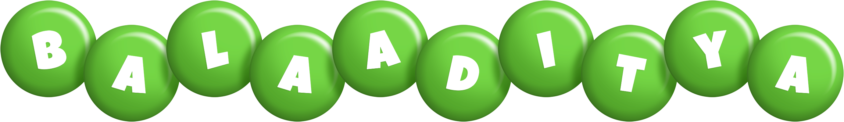 Balaaditya candy-green logo