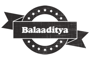 Balaaditya grunge logo