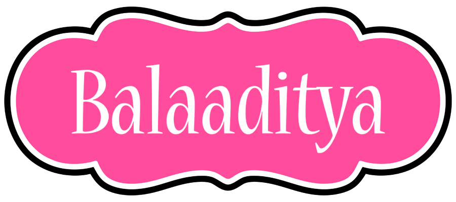 Balaaditya invitation logo