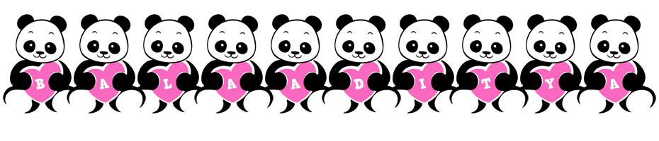 Balaaditya love-panda logo