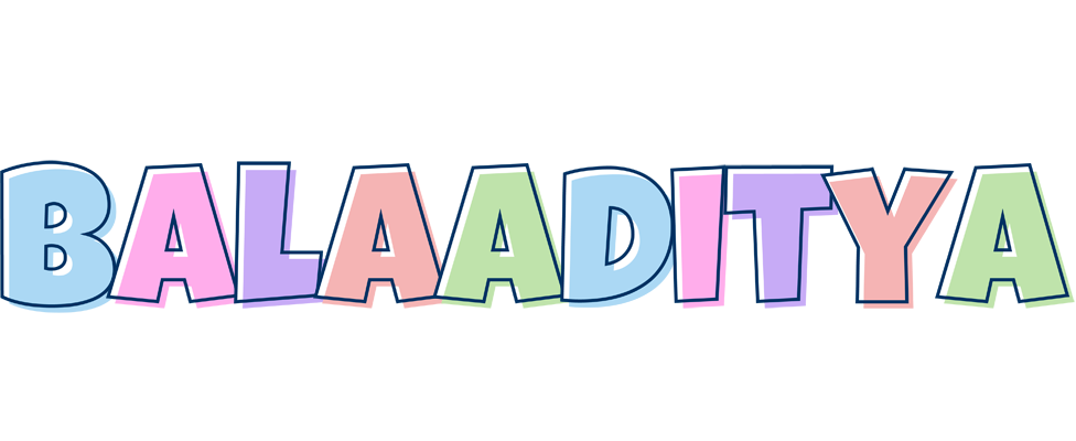 Balaaditya pastel logo