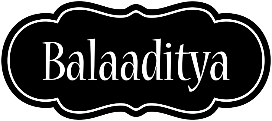 Balaaditya welcome logo
