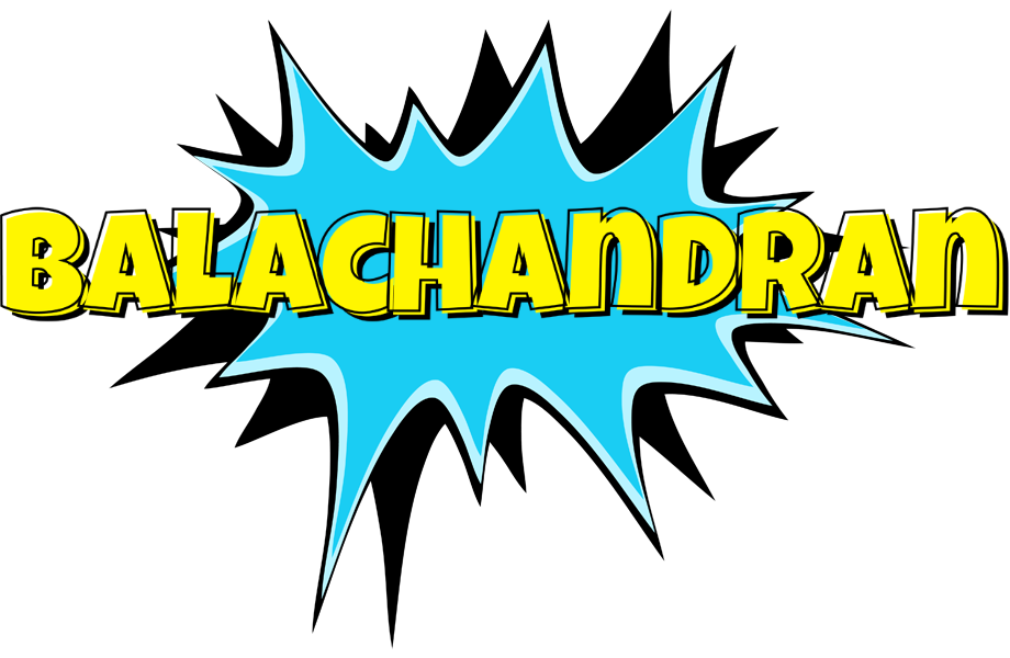 Balachandran amazing logo