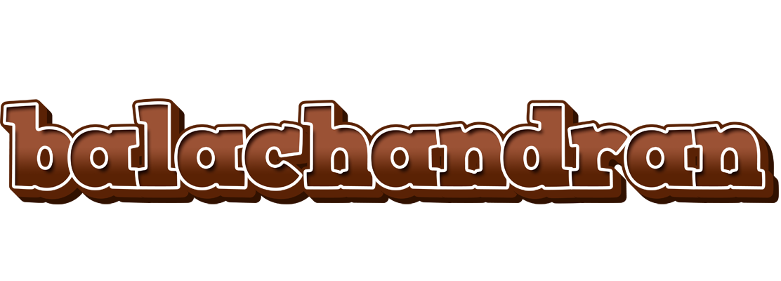 Balachandran brownie logo