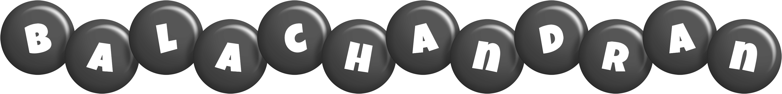 Balachandran candy-black logo