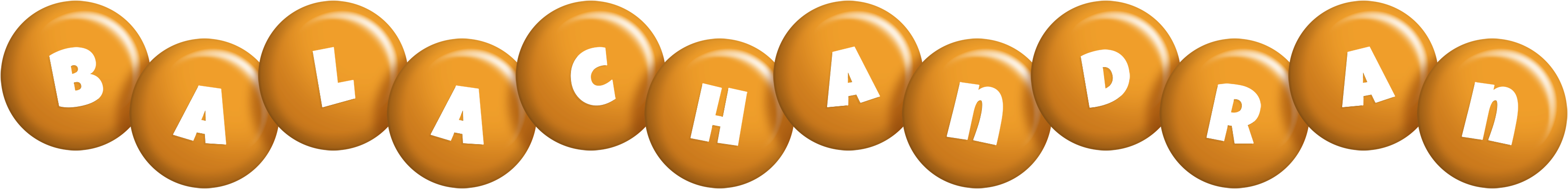 Balachandran candy-orange logo