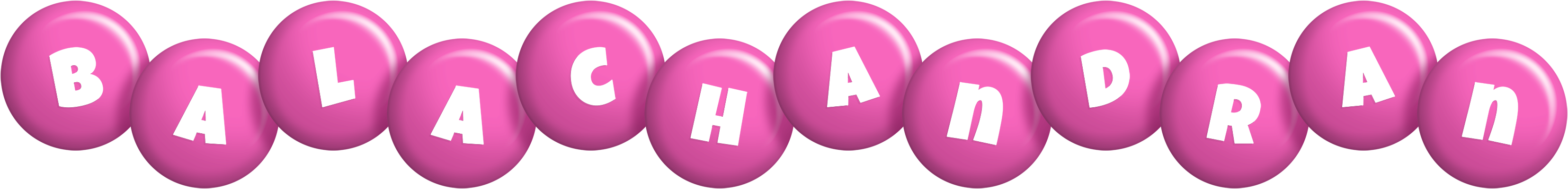 Balachandran candy-pink logo