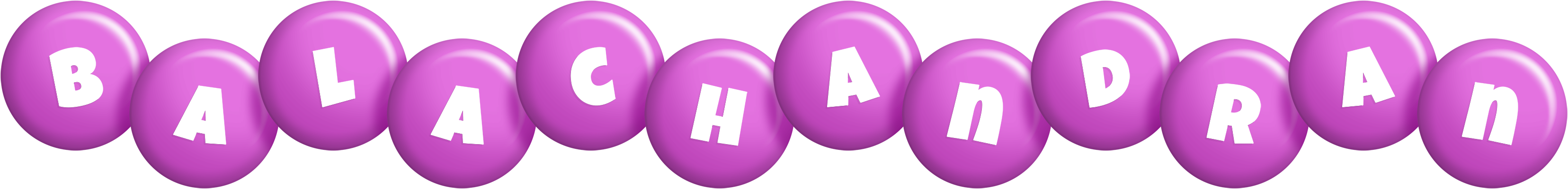 Balachandran candy-purple logo