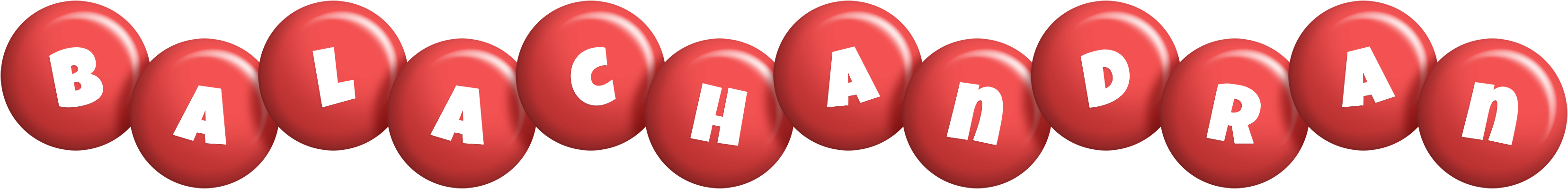 Balachandran candy-red logo
