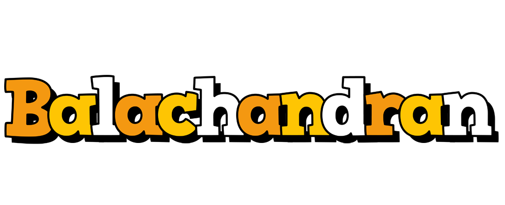 Balachandran cartoon logo