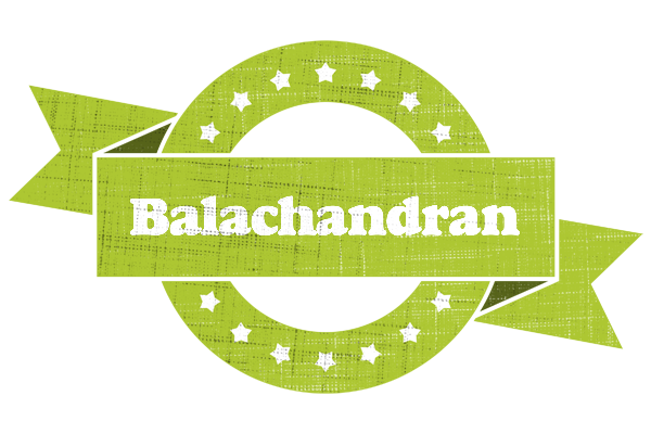 Balachandran change logo