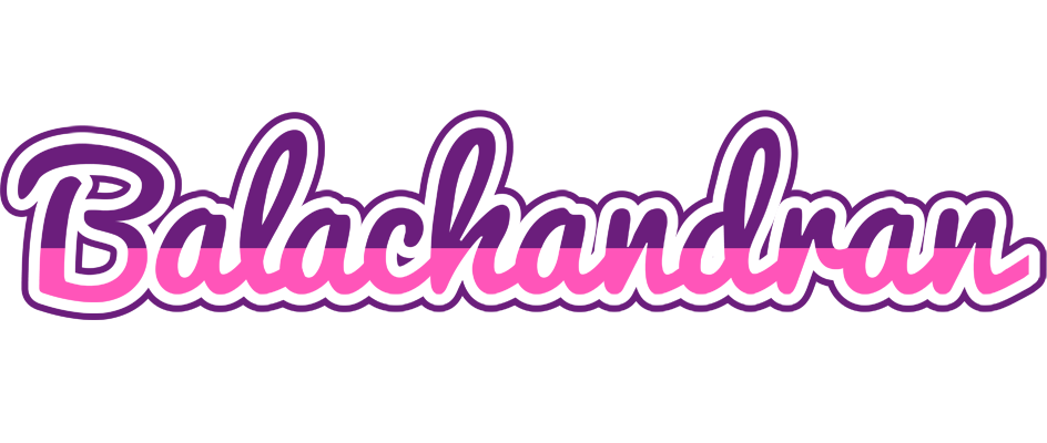 Balachandran cheerful logo