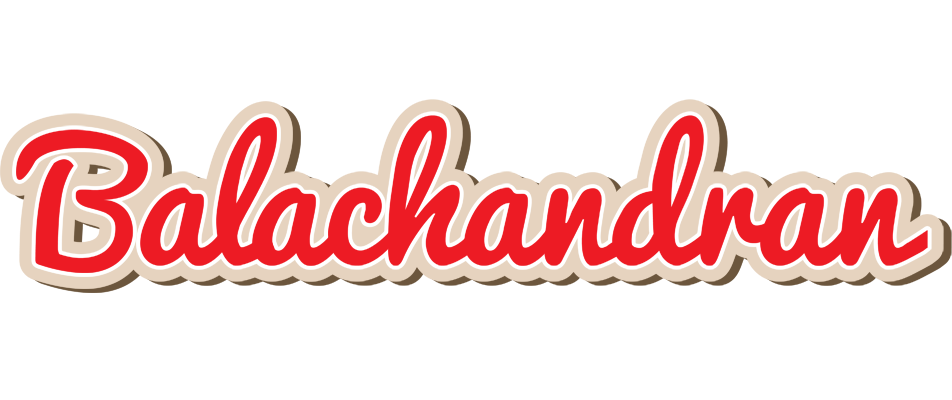Balachandran chocolate logo