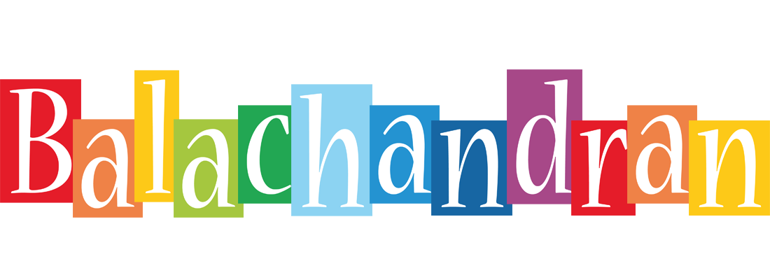 Balachandran colors logo