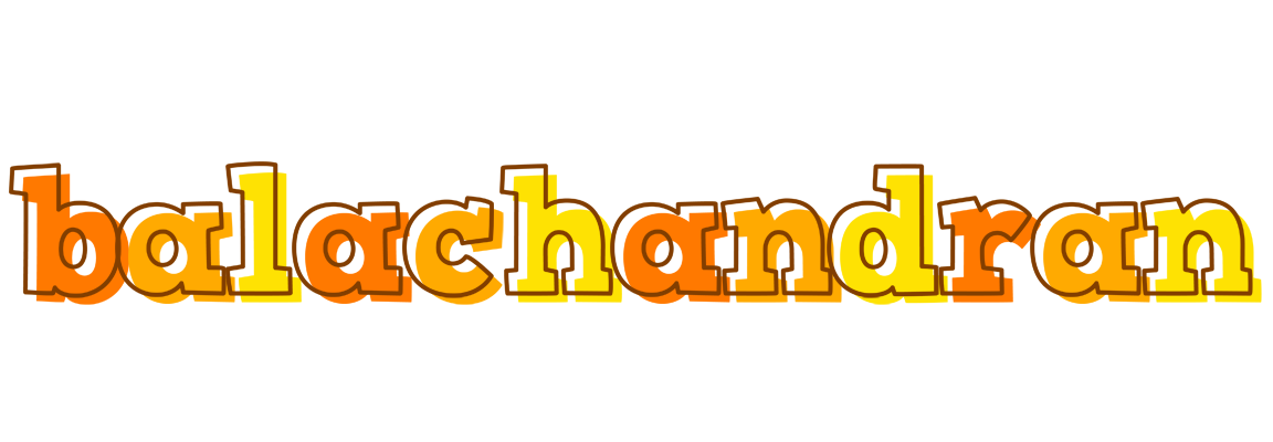 Balachandran desert logo