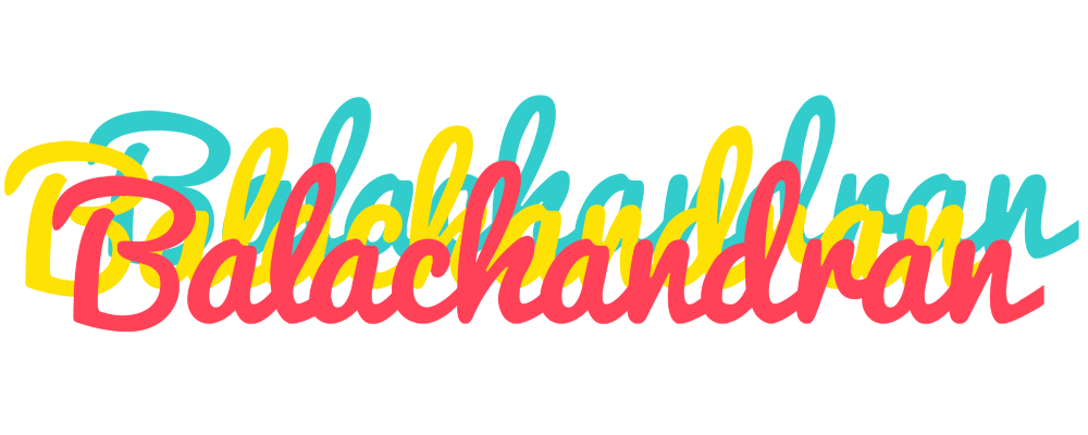 Balachandran disco logo