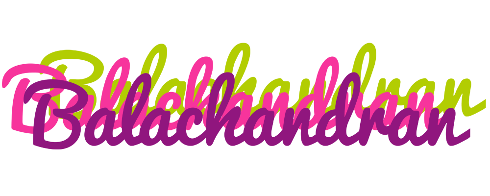 Balachandran flowers logo