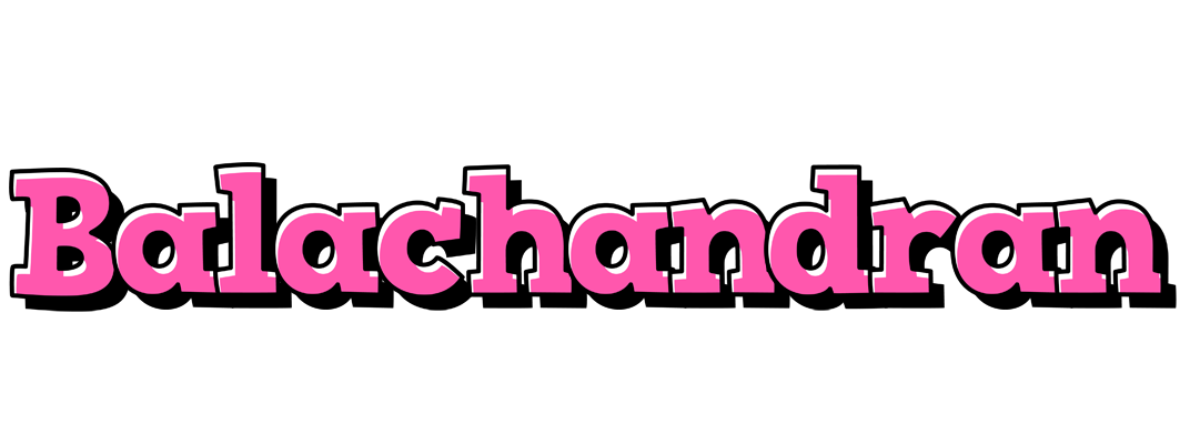 Balachandran girlish logo