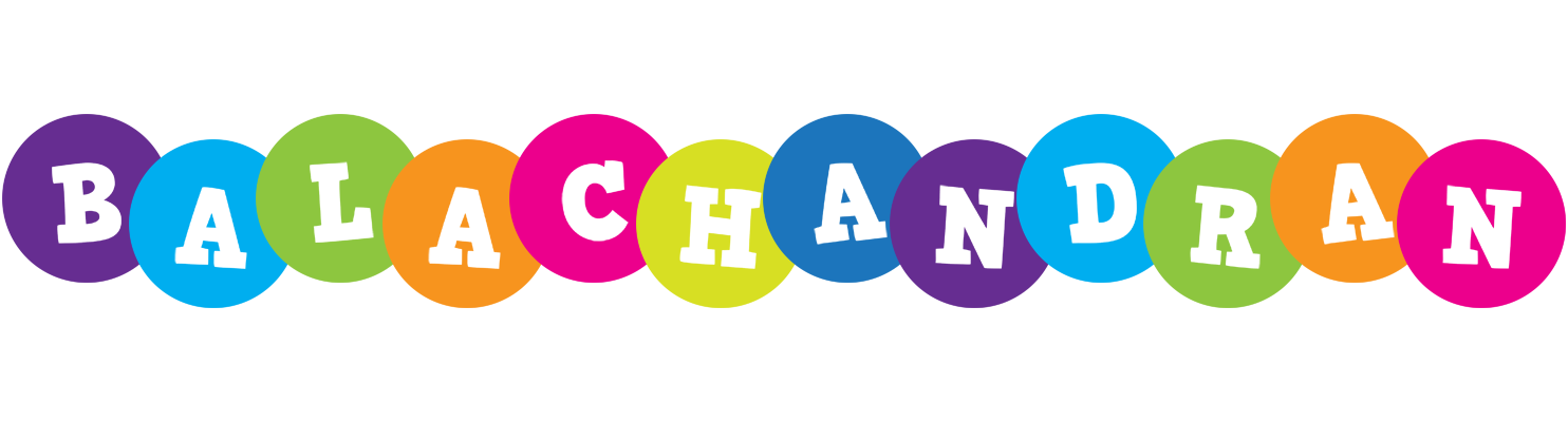 Balachandran happy logo