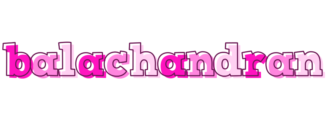 Balachandran hello logo